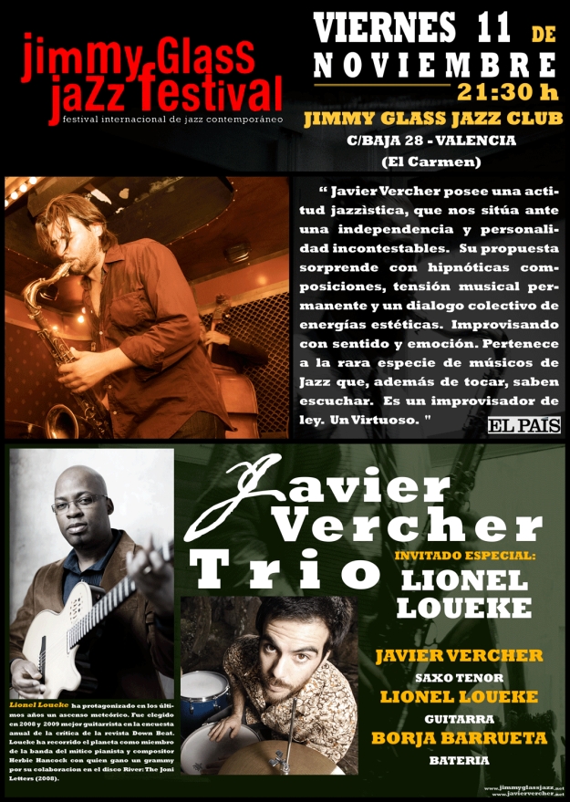 Poste Javier Vercher Trio with Lionel Loueke Borja Barrueta
